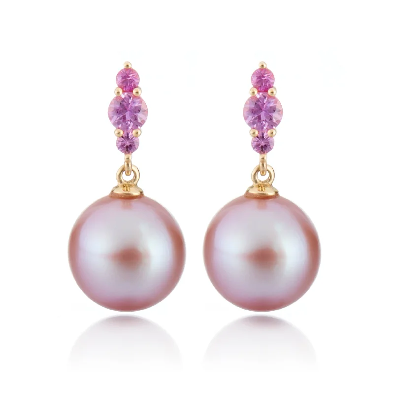 Holiday Jewelry Sale – Perfect Gifts At Great Prices Orion Earrings in Pink Pearls & Pink Sapphires Holiday Jewelry Sale – Perfect Gifts At Great Prices Orion Earrings in Pink Pearls & Pink Sapphires
