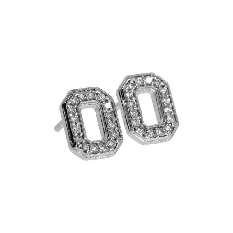 Modern Jewelry At Exclusive Discounts – Shop Today OSU Block "O" Studs with Diamonds Modern Jewelry At Exclusive Discounts – Shop Today OSU Block "O" Studs with Diamonds