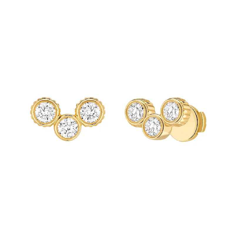 Timeless Jewelry At Special Discount Rates Large Click Button Earrings
