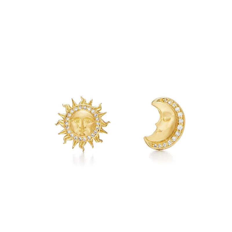 Exclusive Jewelry Sale Event – Shop Now 18K Sole Luna Post Earrings