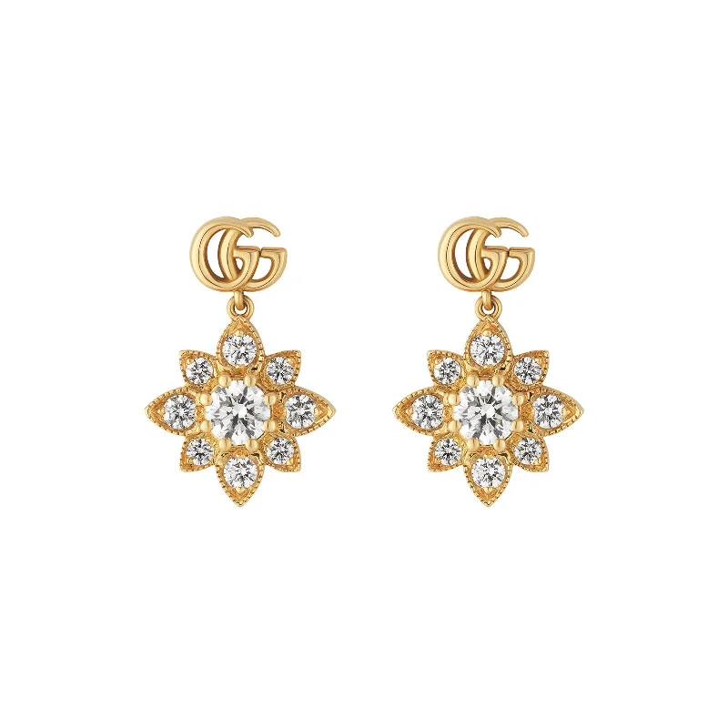 Personalized Jewelry Sale – Meaningful Gifts At Great Prices Flora Double G Earrings with Diamonds Personalized Jewelry Sale – Meaningful Gifts At Great Prices Flora Double G Earrings with Diamonds
