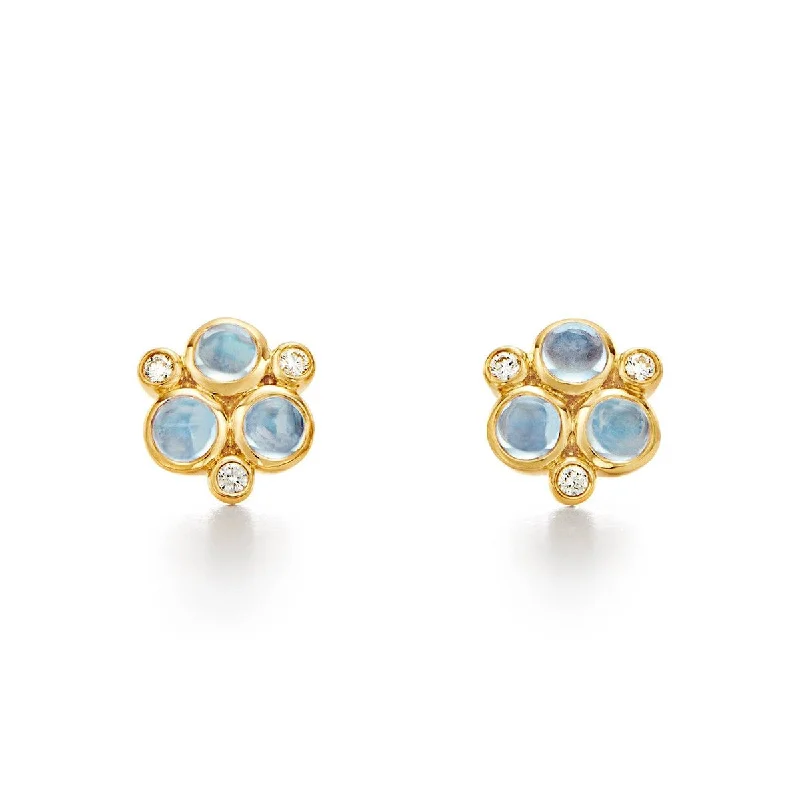 Make Every Moment Shine – Jewelry Discounts Available 18K Blue Moonstone Trio Earrings Make Every Moment Shine – Jewelry Discounts Available 18K Blue Moonstone Trio Earrings