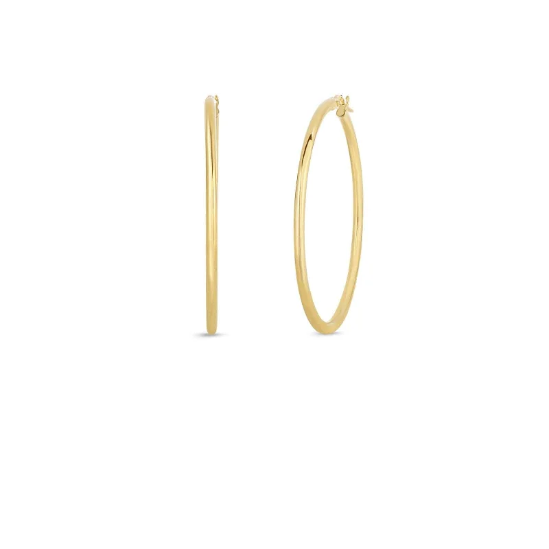 Seasonal Jewelry Deals – Elevate Your Style Large Perfect Gold Hoop Earrings