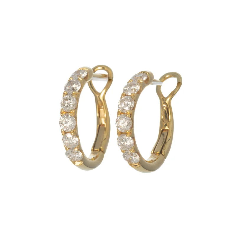 Limited-Time Offer On Elegant Jewelry Pieces .70ct Diamond 14K Yellow Gold Small Hoop Earrings Limited-Time Offer On Elegant Jewelry Pieces .70ct Diamond 14K Yellow Gold Small Hoop Earrings