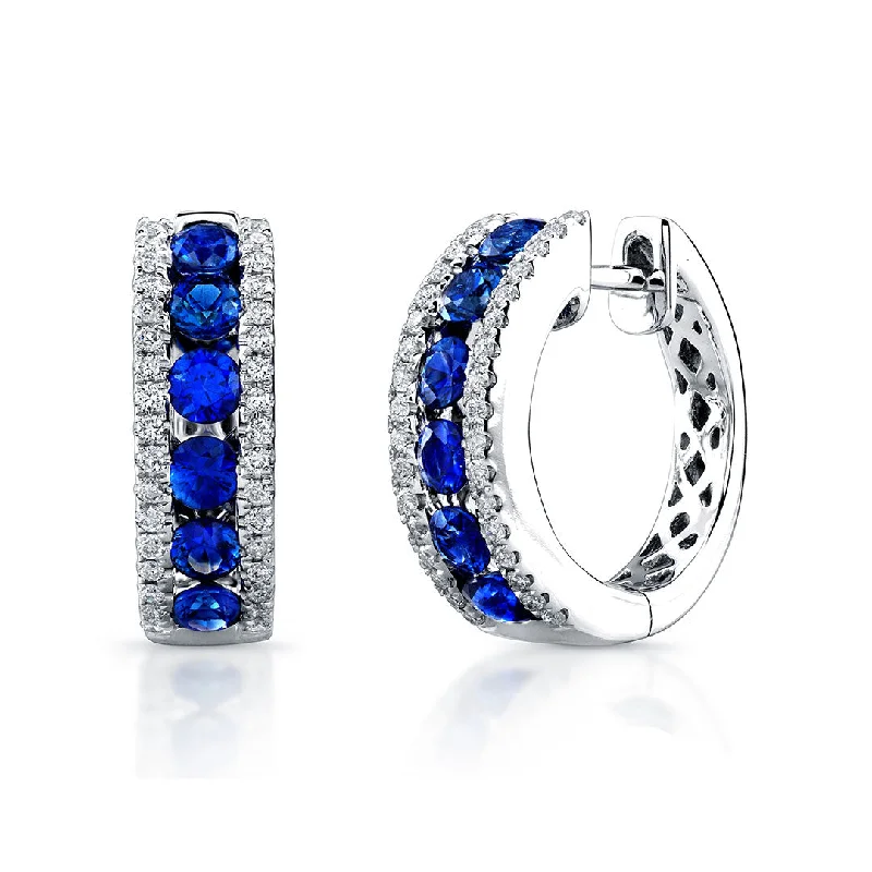 Elevate Your Jewelry Collection With Limited-Time Savings Sapphire & Diamond 14K Gold Huggie Earrings Elevate Your Jewelry Collection With Limited-Time Savings Sapphire & Diamond 14K Gold Huggie Earrings