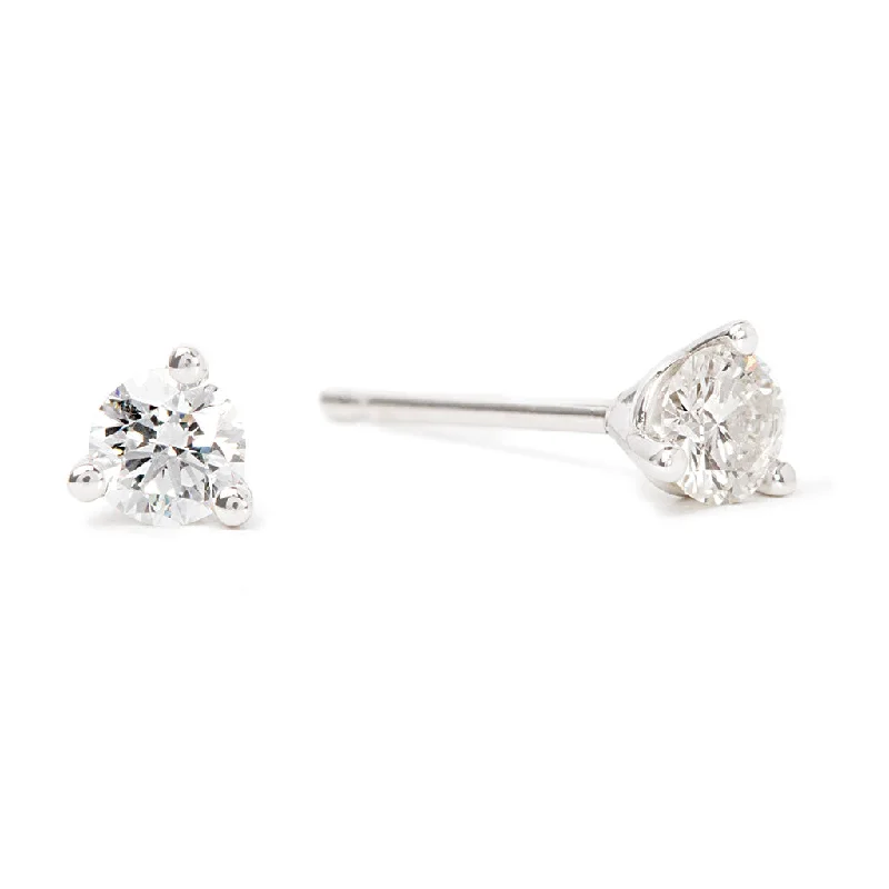 Timeless Elegance, Temporary Discounts – Act Fast Bremer Jewelry 1/4ctw Round Solitaire/Stud Diamond Earrings in 14K White Gold (0.27ctw) Timeless Elegance, Temporary Discounts – Act Fast Bremer Jewelry 1/4ctw Round Solitaire/Stud Diamond Earrings in 14K White Gold (0.27ctw)
