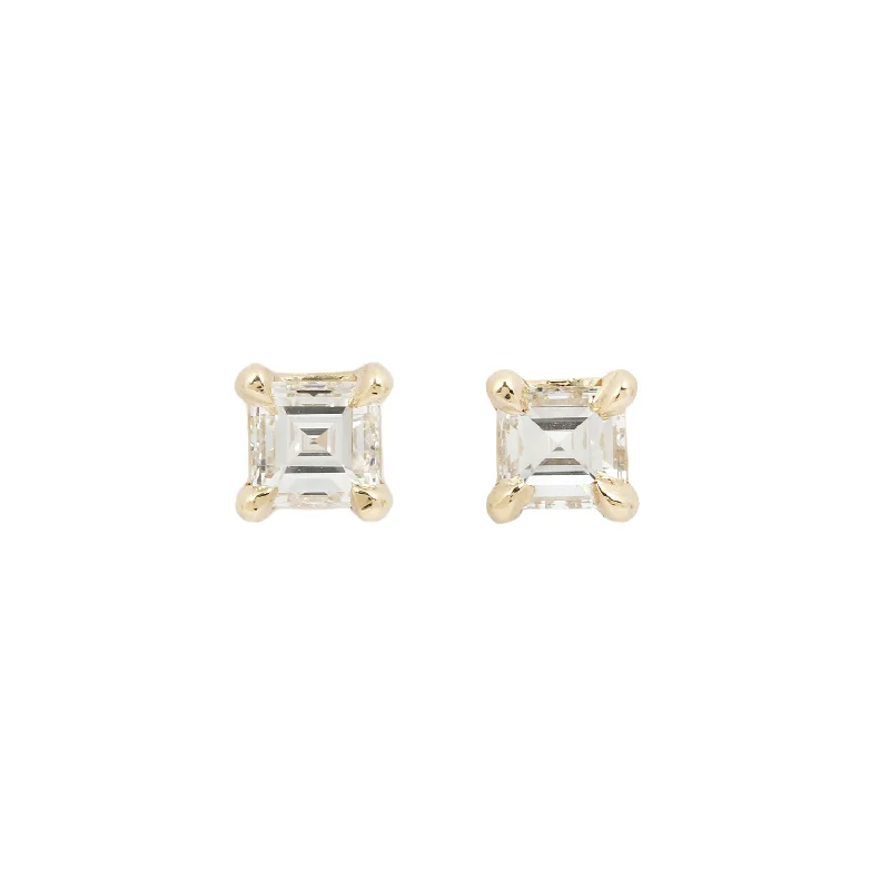 Luxury Jewelry Sale – Sparkle For Less Carré Diamond Studs