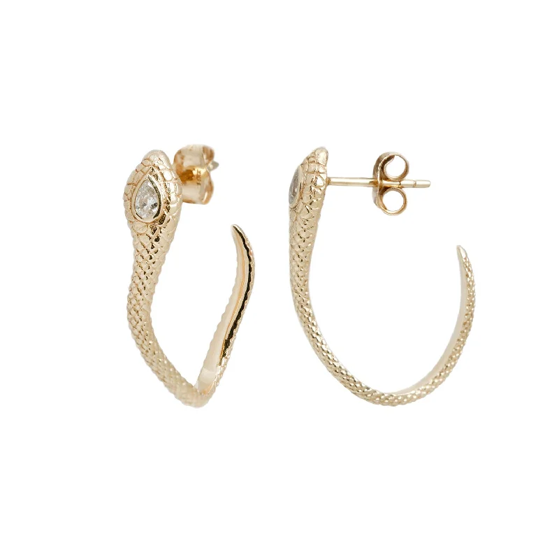 Elegant Jewelry, Affordable Luxury – Shop Now Cobra Charmer Mini Hoops