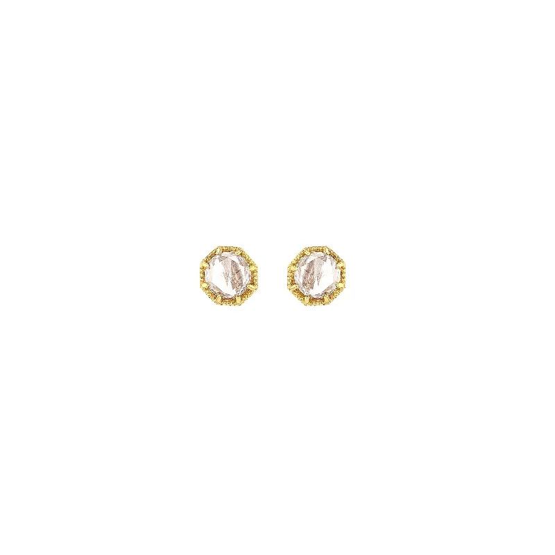 Unmissable Discounts On Timeless Jewelry Pieces Crown Bezel Diamond Earrings