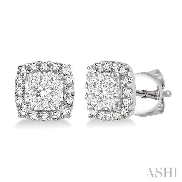 Dainty And Elegant Jewelry Now At Reduced Prices CUSHION SHAPE HALO LOVEBRIGHT ESSENTIAL DIAMOND EARRINGS Dainty And Elegant Jewelry Now At Reduced Prices CUSHION SHAPE HALO LOVEBRIGHT ESSENTIAL DIAMOND EARRINGS
