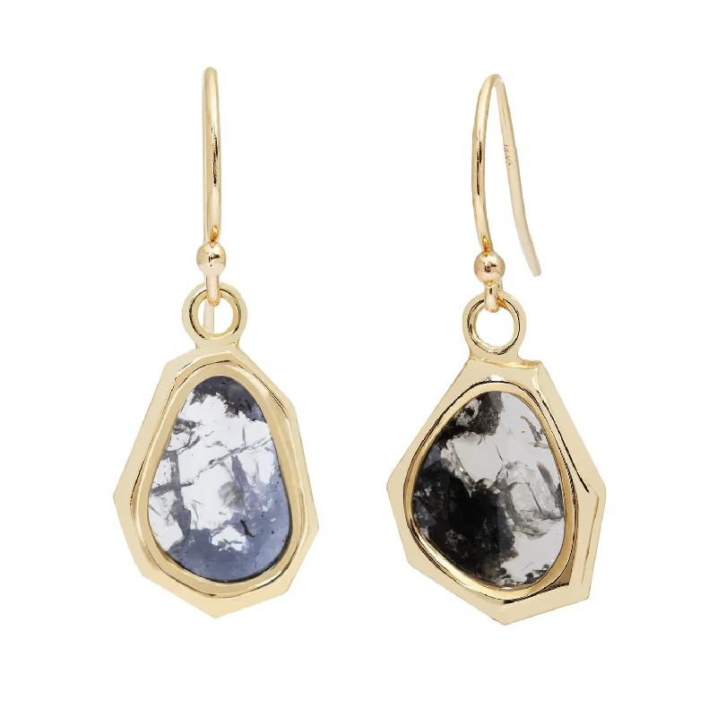 Get Your Favorite Jewelry At The Best Price Diamond Slice Geo Earrings