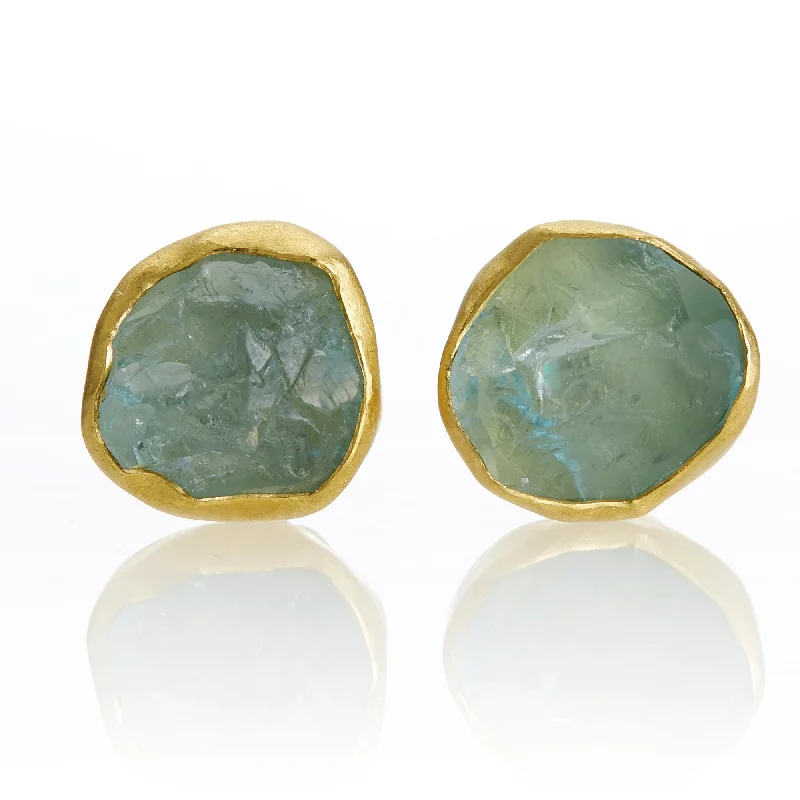 Luxury Jewelry At Unbeatable Discounts Large Aquamarine Crystal Earrings