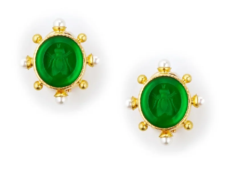 Bestselling Jewelry Now On Sale – Elevate Your Look Elizabeth Locke Green “Demel Bee” Pearl Earrings Bestselling Jewelry Now On Sale – Elevate Your Look Elizabeth Locke Green “Demel Bee” Pearl Earrings