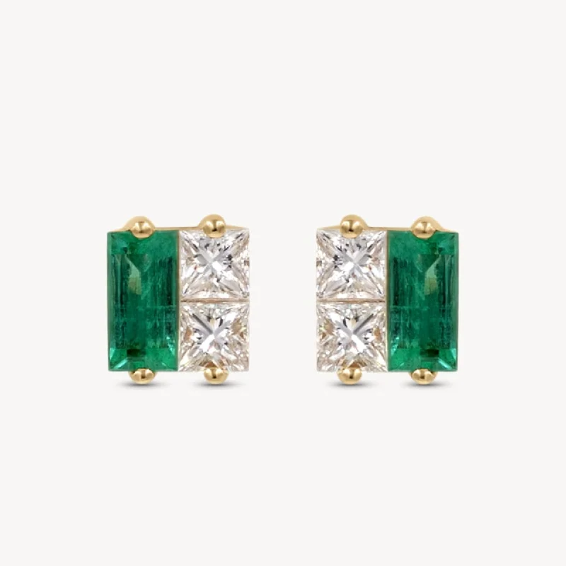 Timeless Jewelry Styles At Wallet-Friendly Prices Emerald Diamond Twinkle Studs