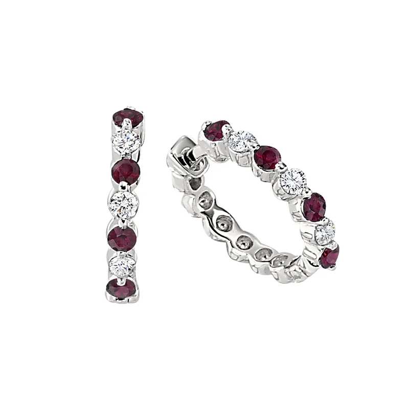 Best Jewelry Deals – Premium Quality At Exclusive Discounts Ruby and Diamond Hoop Earrings (Petite Version) Best Jewelry Deals – Premium Quality At Exclusive Discounts Ruby and Diamond Hoop Earrings (Petite Version)