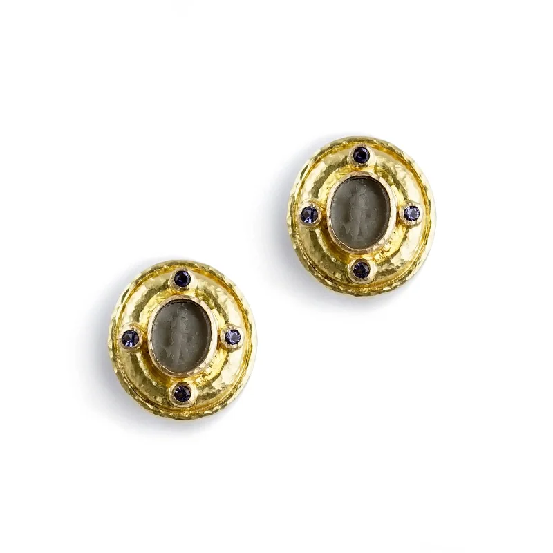 Luxury Jewelry At Unbeatable Discounts Smoke ‘Micro Angel and Dog’ Earrings