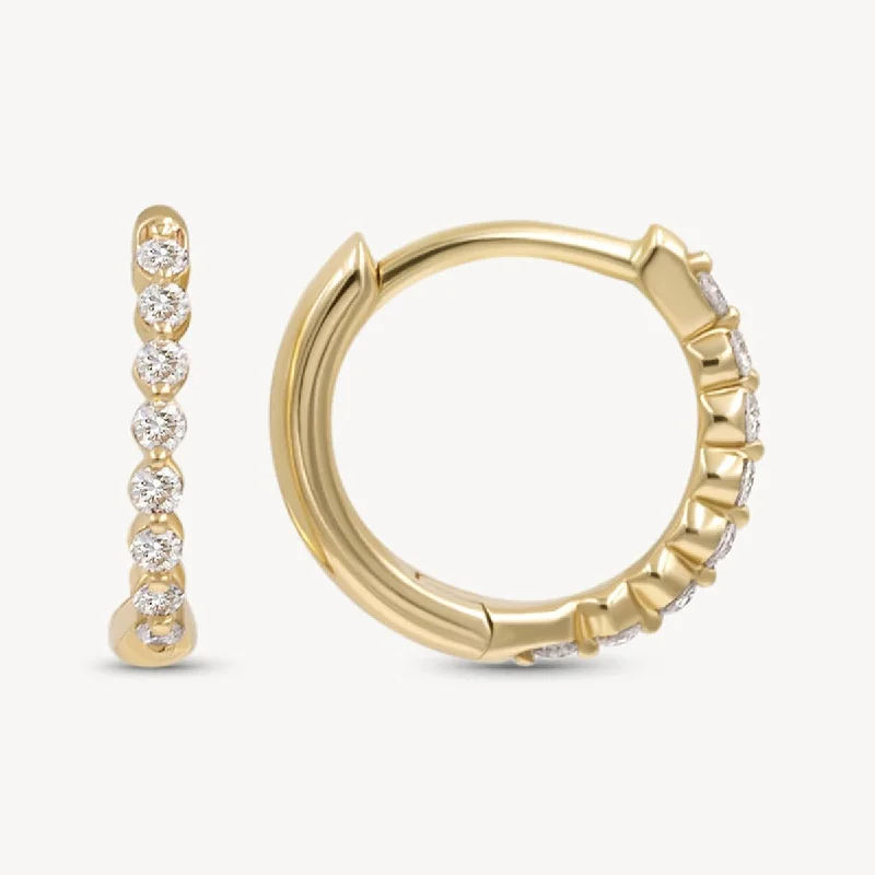 Jewelry Sale – Exclusive Styles At Lower Prices Floating Diamond Huggies