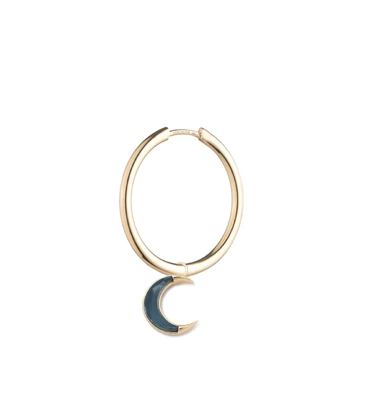 Get Your Favorite Jewelry At The Best Price Gemstone Crescent - Karma : Oversized Hoop Get Your Favorite Jewelry At The Best Price Gemstone Crescent - Karma : Oversized Hoop