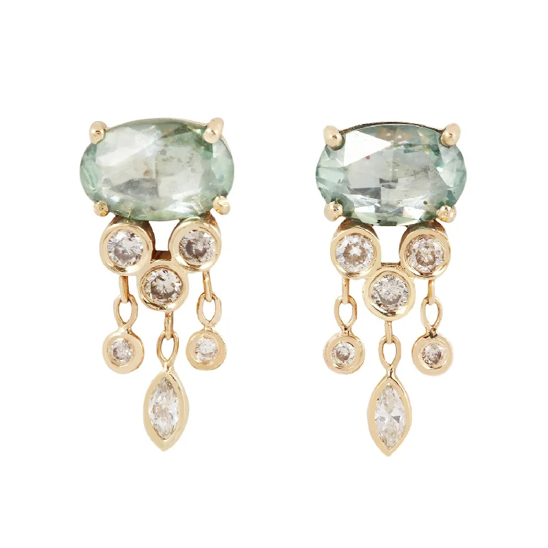 Trending Jewelry Styles Now At Limited-Time Discounts Green Sapphire & Diamond Jellyfish Earrings Trending Jewelry Styles Now At Limited-Time Discounts Green Sapphire & Diamond Jellyfish Earrings