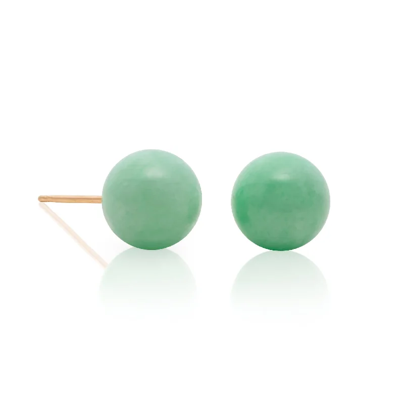 Jewelry Flash Sale – Stylish Designs At Unbeatable Rates 10mm Apple Green Jade Bead Earrings Jewelry Flash Sale – Stylish Designs At Unbeatable Rates 10mm Apple Green Jade Bead Earrings