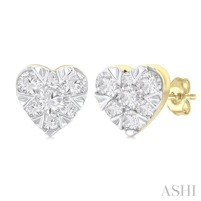 Buy More, Save More On Stunning Jewelry Pieces HEART SHAPE LOVEBRIGHT PETITE DIAMOND FASHION EARRINGS Buy More, Save More On Stunning Jewelry Pieces HEART SHAPE LOVEBRIGHT PETITE DIAMOND FASHION EARRINGS