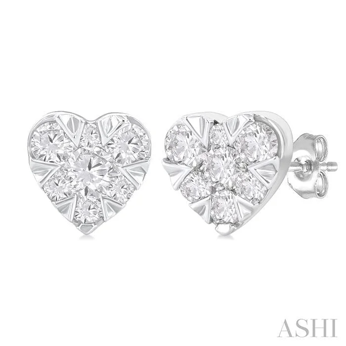 Don't Miss Out On Bestselling Jewelry At Special Prices HEART SHAPE LOVEBRIGHT PETITE DIAMOND FASHION EARRINGS Don't Miss Out On Bestselling Jewelry At Special Prices HEART SHAPE LOVEBRIGHT PETITE DIAMOND FASHION EARRINGS