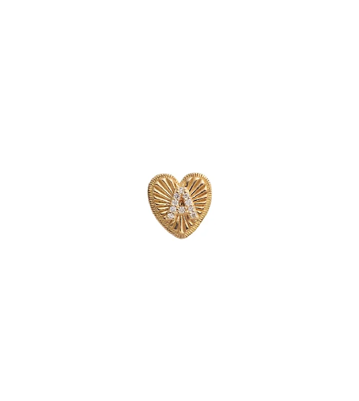 Special Jewelry Deals – Upgrade Your Collection Initials & Numbers : Mini Heart Token Ear Stud Special Jewelry Deals – Upgrade Your Collection Initials & Numbers : Mini Heart Token Ear Stud