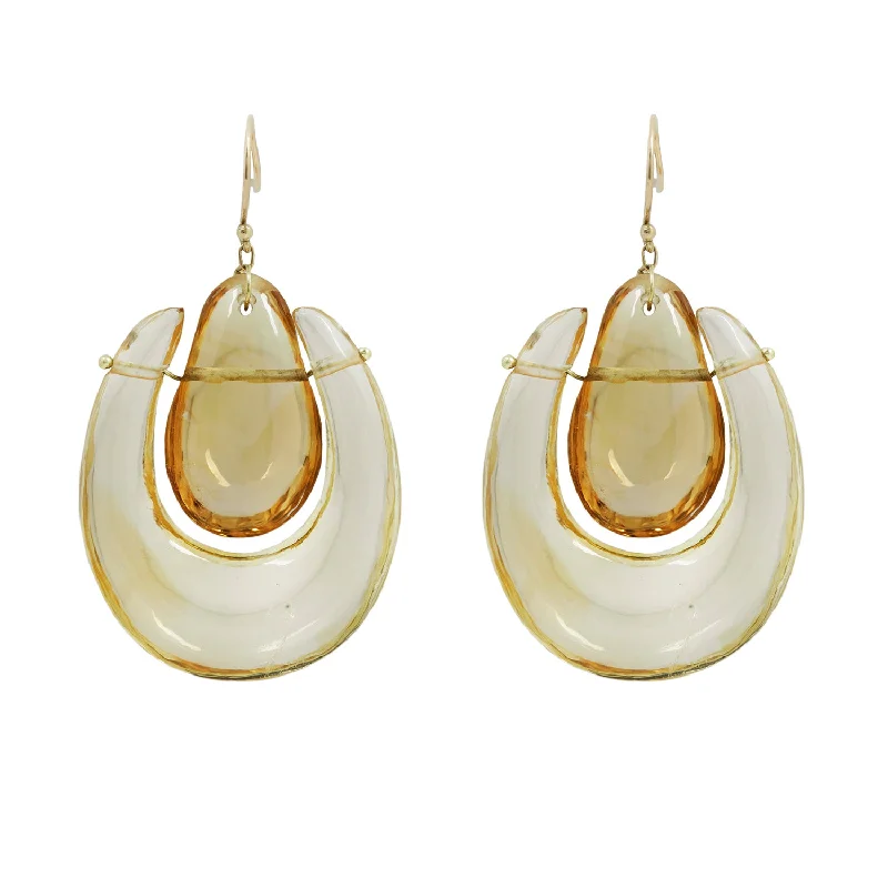The Perfect Jewelry Piece At The Perfect Price Large Citrine O'Keefe Earrings