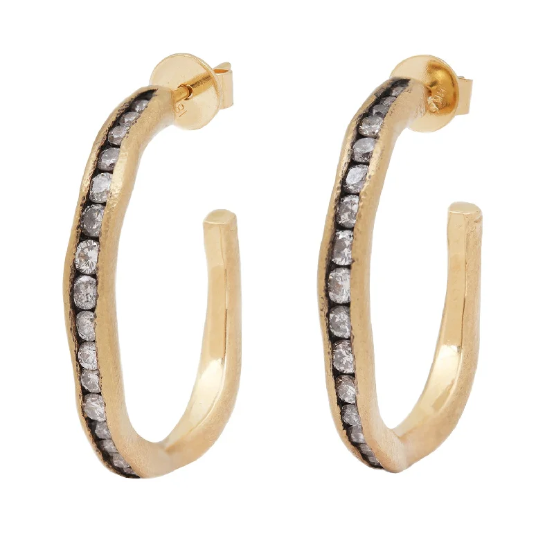 The Perfect Jewelry Piece At The Perfect Discount Large Diamond Fissure Hoops