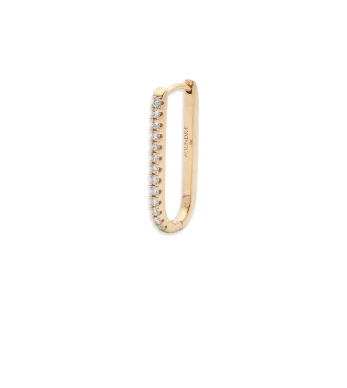 Limited-Stock Jewelry Sale – Once It's Gone, It's Gone Large Pave Fob Earring