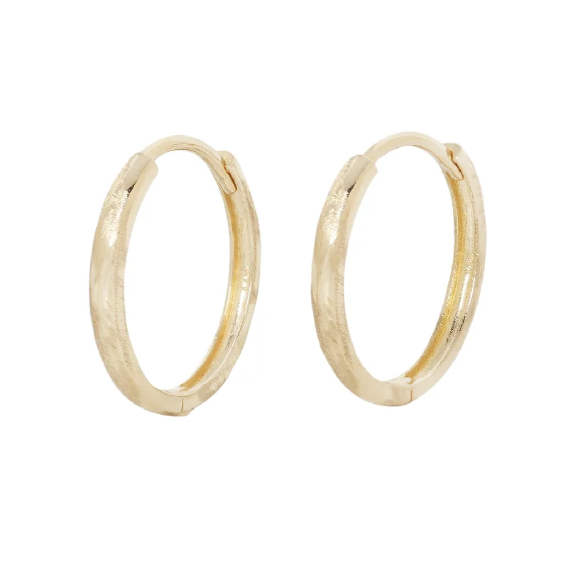 Shop Handcrafted Jewelry At Special Promotional Rates LI Textured 15mm Clicker Hoops Shop Handcrafted Jewelry At Special Promotional Rates LI Textured 15mm Clicker Hoops