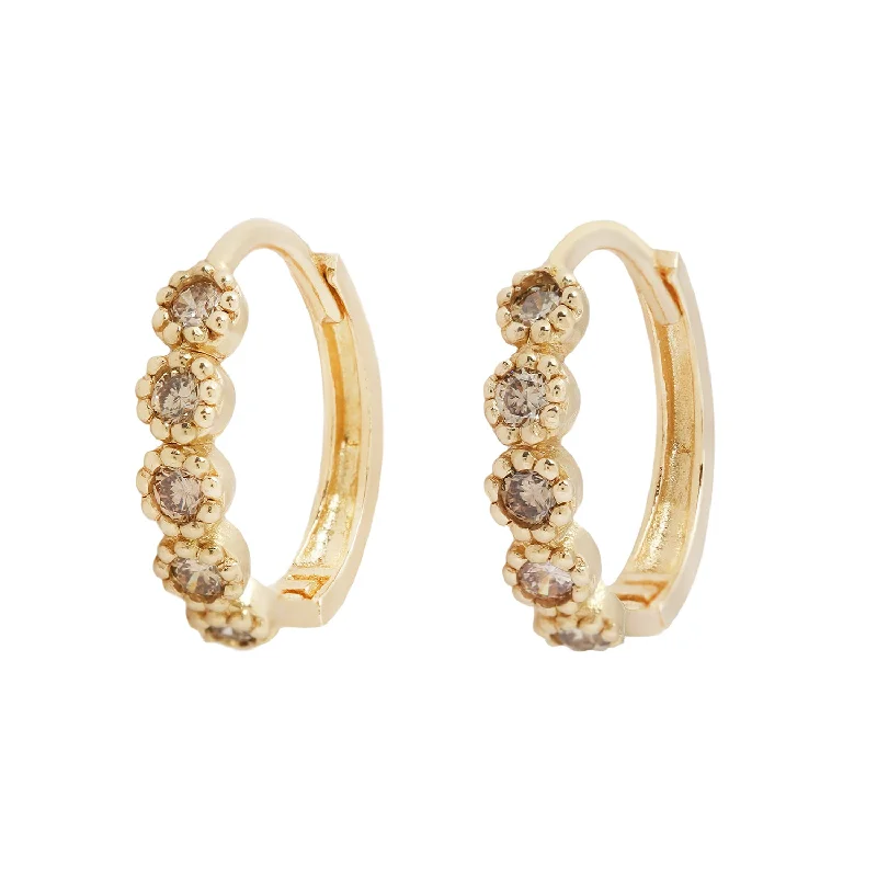 Grab Your Dream Jewelry At The Lowest Prices LI Textured Five Diamond Clicker Hoops Grab Your Dream Jewelry At The Lowest Prices LI Textured Five Diamond Clicker Hoops