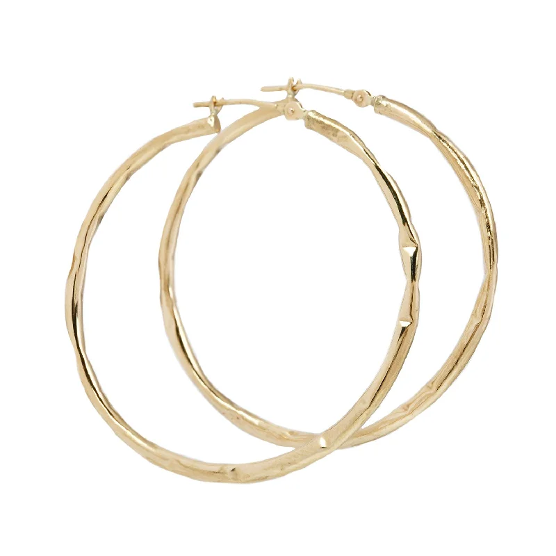 Exclusive Online Discounts On Stylish Jewelry LI Wide Crush Hoops