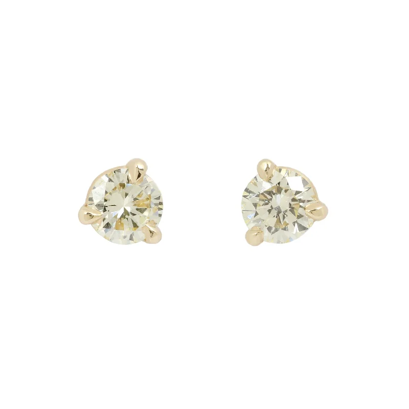 Jewelry Sale Bonanza – Grab Your Sparkle Now Yellow Diamond Martini Studs
