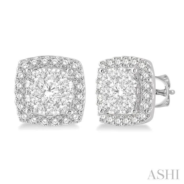 Your Perfect Accessory Now At The Best Price CUSHION SHAPE HALO LOVEBRIGHT ESSENTIAL DIAMOND EARRINGS Your Perfect Accessory Now At The Best Price CUSHION SHAPE HALO LOVEBRIGHT ESSENTIAL DIAMOND EARRINGS
