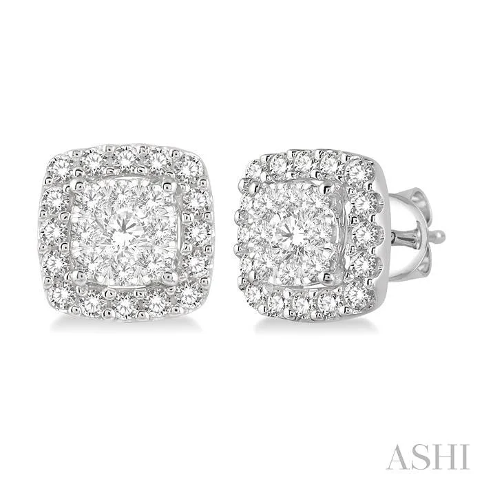 Must-Have Jewelry At Unbelievable Discounts CUSHION SHAPE HALO LOVEBRIGHT ESSENTIAL DIAMOND EARRINGS Must-Have Jewelry At Unbelievable Discounts CUSHION SHAPE HALO LOVEBRIGHT ESSENTIAL DIAMOND EARRINGS