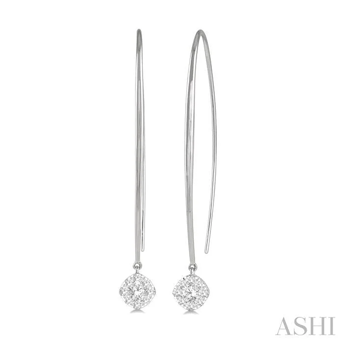 Premium Diamond Jewelry At Once-In-A-Lifetime Discounts CUSHION SHAPE LOVEBRIGHT ESSENTIAL DIAMOND EARRINGS Premium Diamond Jewelry At Once-In-A-Lifetime Discounts CUSHION SHAPE LOVEBRIGHT ESSENTIAL DIAMOND EARRINGS