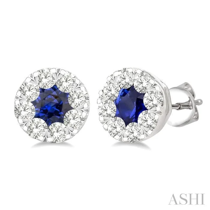 Waterproof Stainless Steel Jewelry For Lasting Beauty LOVEBRIGHT GEMSTONE & DIAMOND EARRINGS