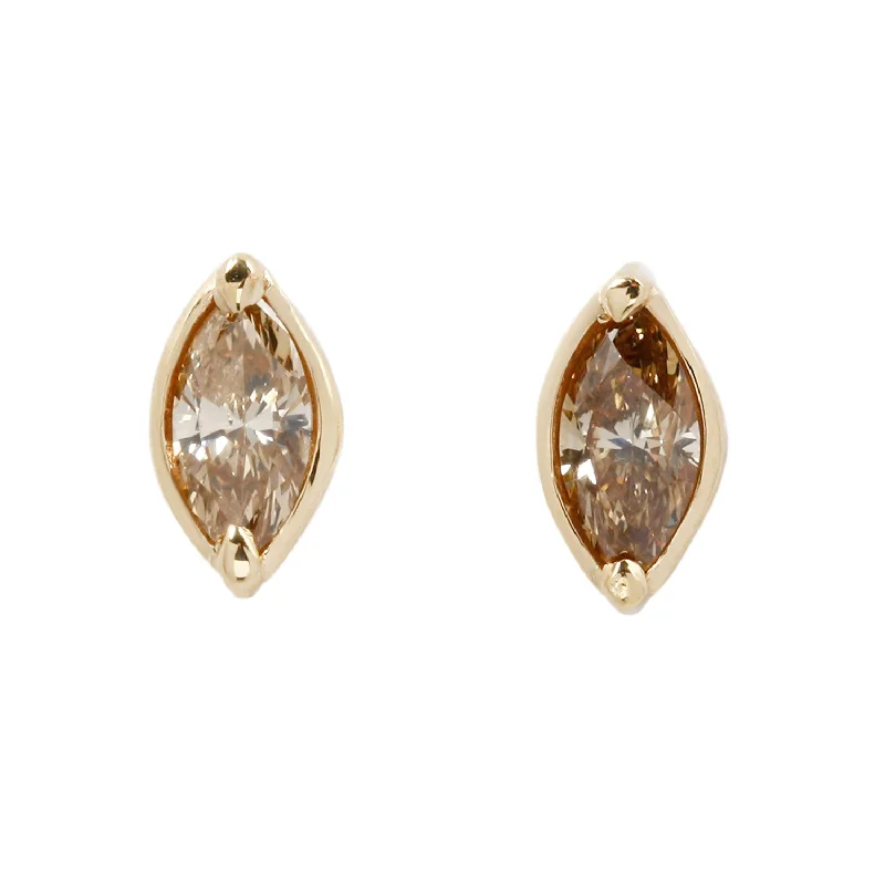 Jewelry Sale – Exclusive Styles At Lower Prices Champagne Diamond Marquise Studs