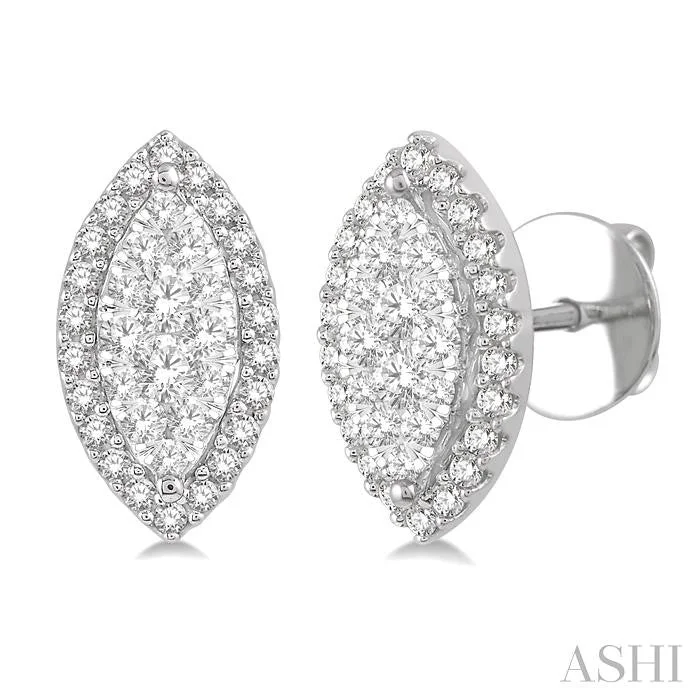 Shop Elegant Jewelry At Unbeatable Prices MARQUISE SHAPE HALO LOVEBRIGHT ESSENTIAL DIAMOND EARRINGS Shop Elegant Jewelry At Unbeatable Prices MARQUISE SHAPE HALO LOVEBRIGHT ESSENTIAL DIAMOND EARRINGS