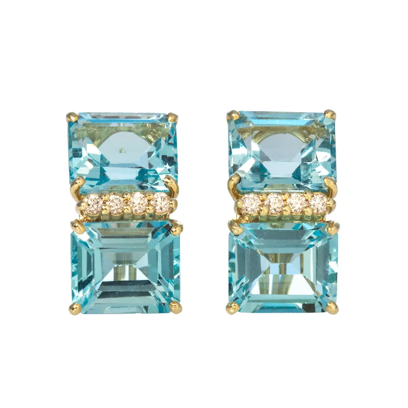 Affordable Luxury Jewelry – Style At A Great Price Mazza Blue Topaz & Diamond 14K Yellow Gold Earrings Affordable Luxury Jewelry – Style At A Great Price Mazza Blue Topaz & Diamond 14K Yellow Gold Earrings