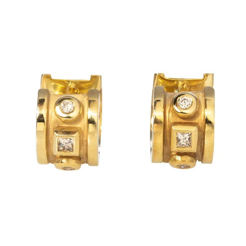 Luxury Meets Affordability – Jewelry Sale Live Now Mazza Diamond 14K Yellow Gold Huggie Earrings Luxury Meets Affordability – Jewelry Sale Live Now Mazza Diamond 14K Yellow Gold Huggie Earrings