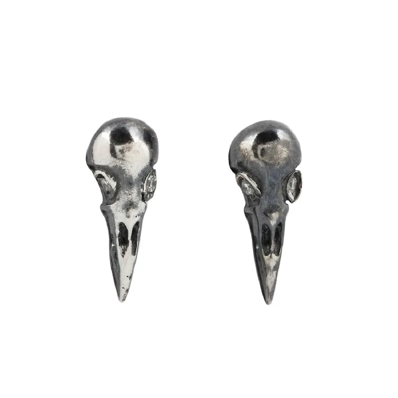 Luxury Jewelry At Unbeatable Discounts Oxidized Silver Bird Skulls