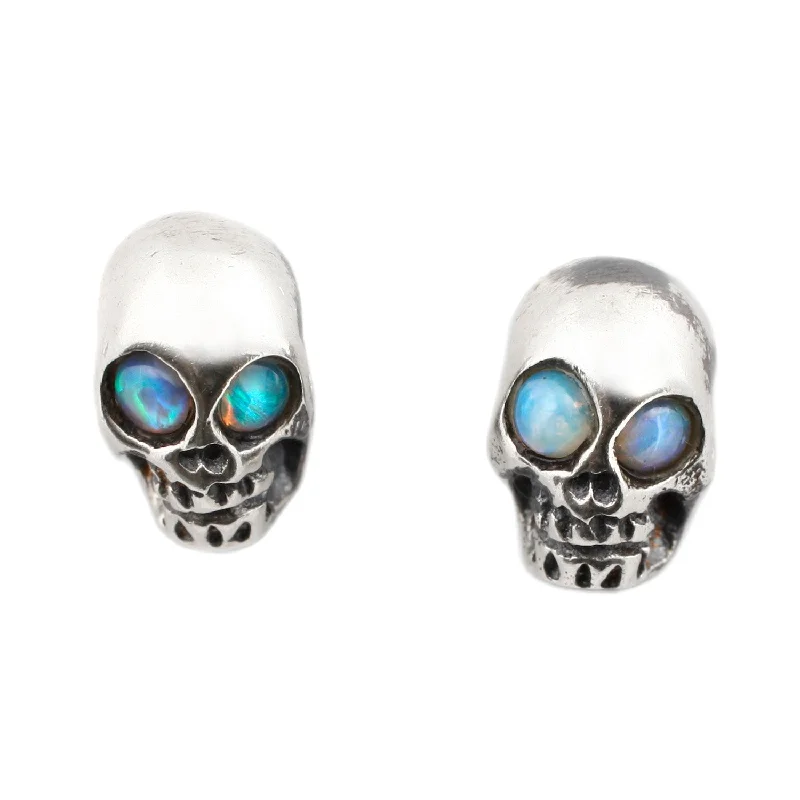 Last Chance To Grab Your Favorite Jewelry At A Discount Opal Eyed Skull Studs