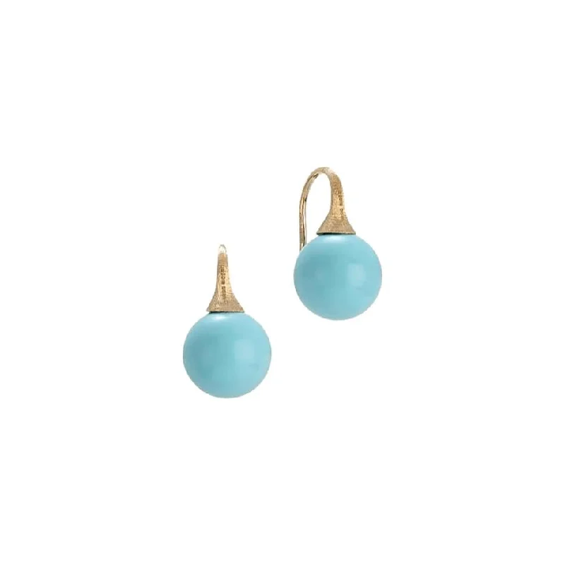 Premium Diamond Jewelry For Unforgettable Moments Africa Boule Drop Earrings in Turquoise Premium Diamond Jewelry For Unforgettable Moments Africa Boule Drop Earrings in Turquoise