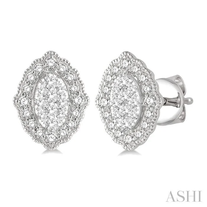 Buy More, Save More On Stunning Jewelry Pieces OVAL SHAPE HALO LOVEBRIGHT DIAMOND EARRINGS Buy More, Save More On Stunning Jewelry Pieces OVAL SHAPE HALO LOVEBRIGHT DIAMOND EARRINGS