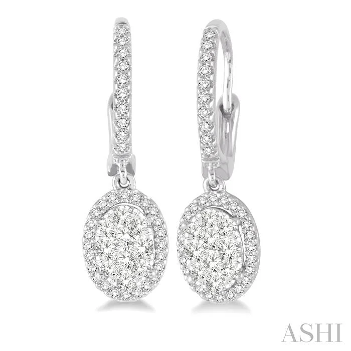 Unique Jewelry Designs Now At Discounted Rates OVAL SHAPE HALO LOVEBRIGHT ESSENTIAL DIAMOND EARRINGS Unique Jewelry Designs Now At Discounted Rates OVAL SHAPE HALO LOVEBRIGHT ESSENTIAL DIAMOND EARRINGS