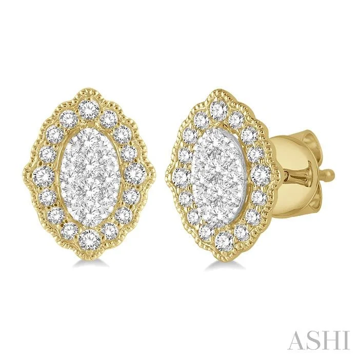 Get The Best Deals On Timeless Jewelry Pieces OVAL SHAPE HALO LOVEBRIGHT DIAMOND EARRINGS Get The Best Deals On Timeless Jewelry Pieces OVAL SHAPE HALO LOVEBRIGHT DIAMOND EARRINGS