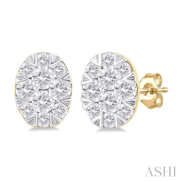 Limited-Stock Jewelry Sale – Once It's Gone, It's Gone OVAL SHAPE LOVEBRIGHT PETITE DIAMOND FASHION EARRINGS Limited-Stock Jewelry Sale – Once It's Gone, It's Gone OVAL SHAPE LOVEBRIGHT PETITE DIAMOND FASHION EARRINGS