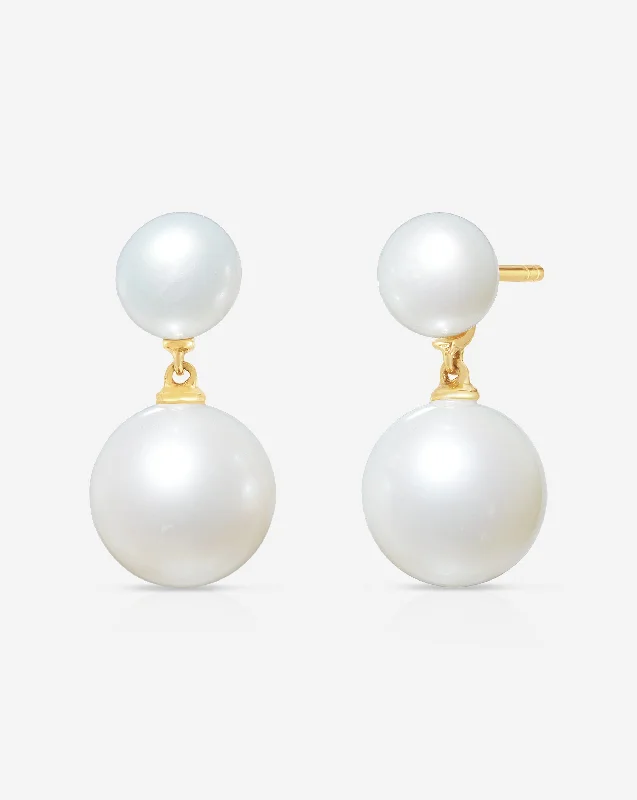 Trending Jewelry Now Available At Exclusive Prices Pearl Duo Dangle Earrings